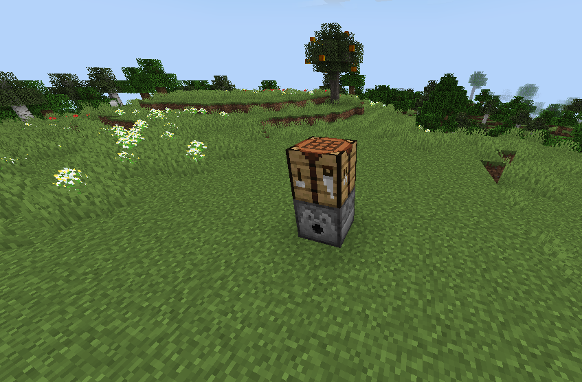 摆放完成的强化工作台